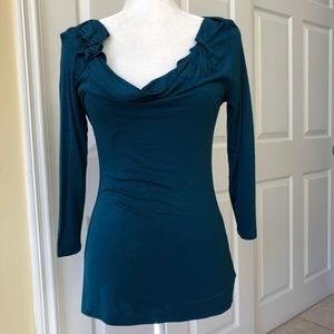 Anthropologie ’Deletta’ Top, Teal, Sz XS